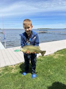 The OLA presented awards to our Youth Fishing Contest winner Ezra.